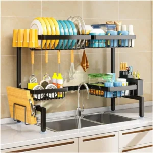 Dish Drying Rack Above Sink