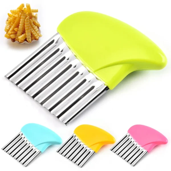 NEW Fashion 1PC Onion Potato Wave Slices Wrinkled French Fries Corrugated Cutting Chopped Potatoes Slicer Kitchen Accessories - Image 6